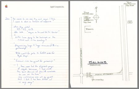 Lot #4035 Ron Wayne Collection of (5) Typed Letters Signed to Apple Confidential Author Owen Linzmayer, with Hand-Drawn Map, Apple-Founding Notes, and Inscribed Books - Image 9