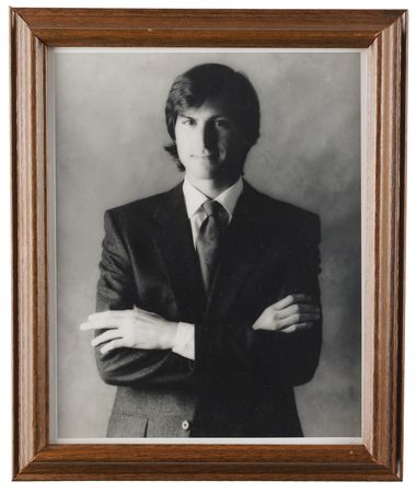 Lot #4012. Steve Jobs Personally-Owned Apple Computer Portrait, Which Hung in His Family's Living Room