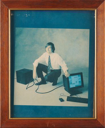 Lot #4014. Steve Jobs NeXT Computer Promotional Portrait, Which Hung in His Family's Living Room