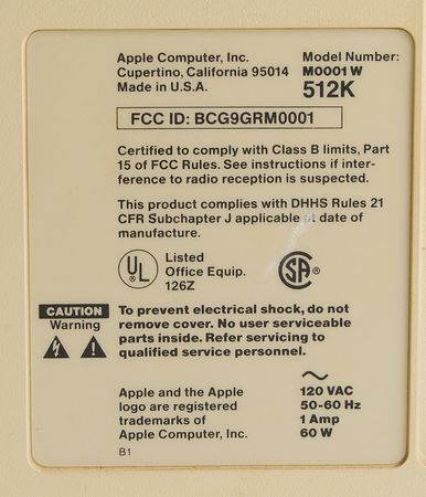 Lot #4008 Steve Jobs Macintosh 512K Computer Given to His Father, Complete with Original Accessories and Software - Image 5