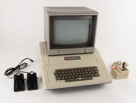 Lot #4009. Steve Jobs Apple II Computer Given to His Father, Complete with Original Accessories and Software