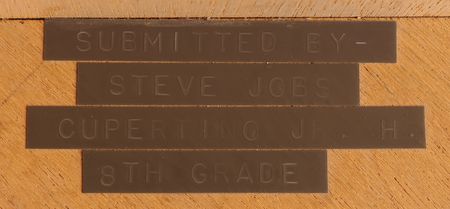 Lot #4006 Steve Jobs Personally-Built 8th Grade Science Fair Project: 
