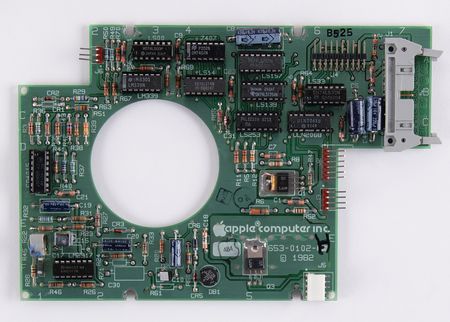 Lot #4055 Apple Lisa 1 Twiggy Hardware Collection of (7) Components Including an Original “Lisa” Front Bezel, Motherboard/Backplane Assembly, and Drive PCBs - Image 7