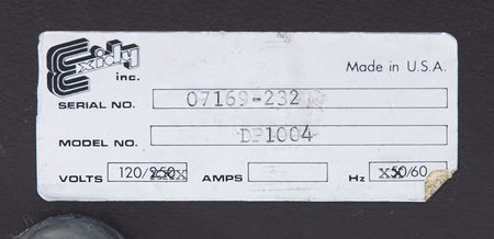 Lot #4171 Paul Terrell's Exidy Inc. S-100 Expansion Unit with CPZ-48000 CPU - Image 4