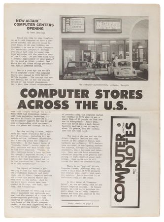 Lot #4178 Paul Terrell's MITS Computer Notes Newsletters (8): July 1975–September 1976 - Image 8