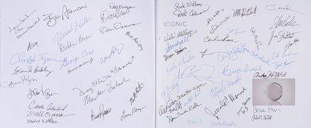 Lot #4110 Early Apple Computer and Macintosh Team Multi-Signed (60) Book - Iconic: A Photographic Tribute to Apple Innovation - Image 2