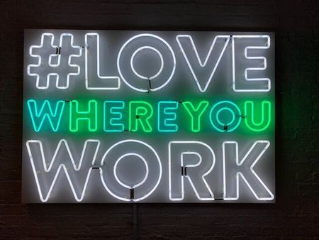 Lot #4193 Twitter Inc. #LOVE WHERE YOU WORK