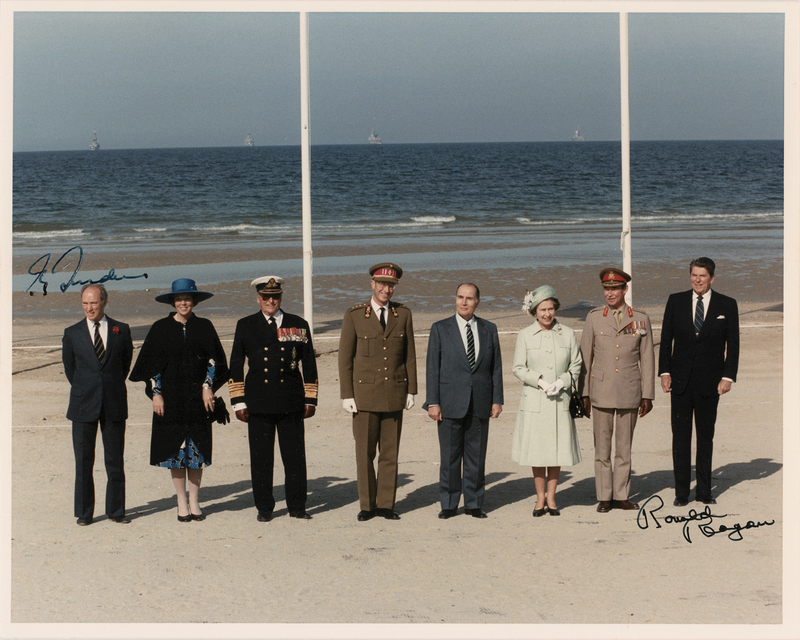 Lot 57 Ronald Reagan and Pierre Trudeau Signed Photograph