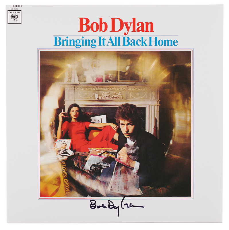 Lot 376 Bob Dylan Signed Album - Bringing It All Back Home