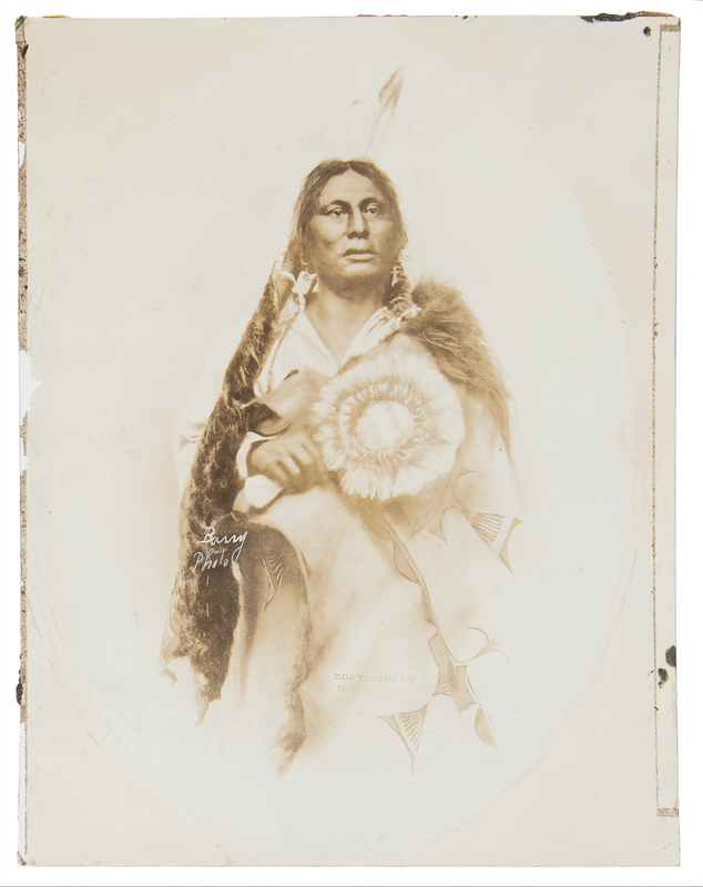 Lot 124 Chief Gall Original Photograph by D. F. Barry