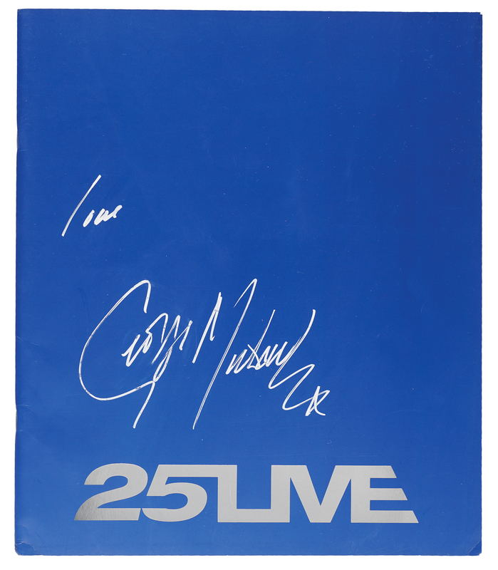Lot 505 George Michael Signed '25 Live Tour' Program