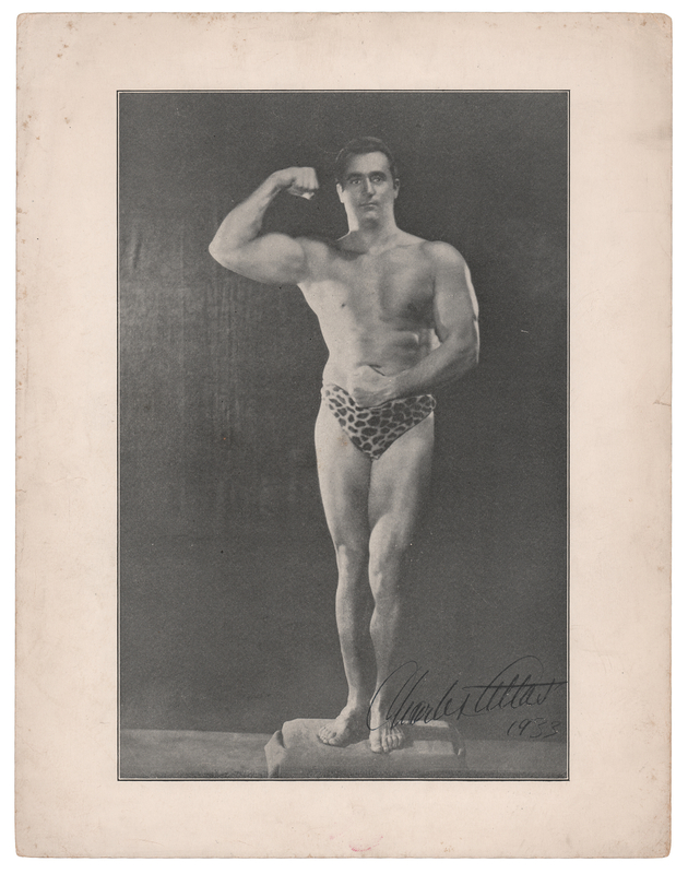 Lot 570 Charles Atlas Signed Photograph (1933)