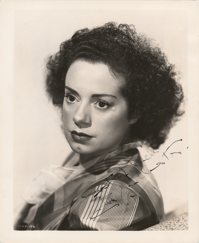 Lot 534 Elsa Lanchester Signed Photograph