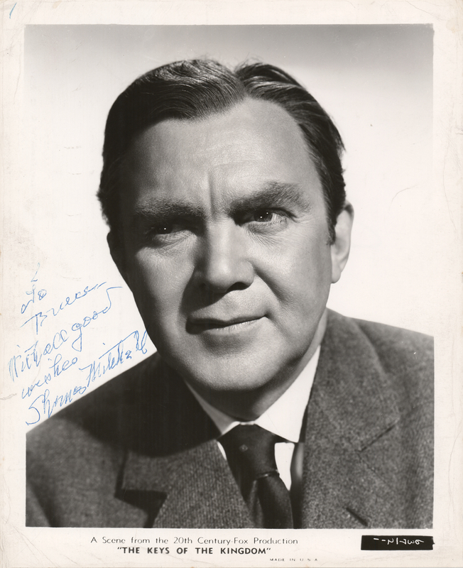 Lot 543 Thomas Mitchell Signed Photograph