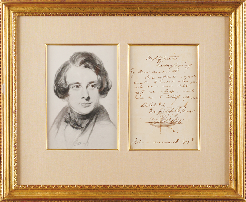 Lot 283 Charles Dickens Autograph Letter Signed to Novelist William Ainsworth