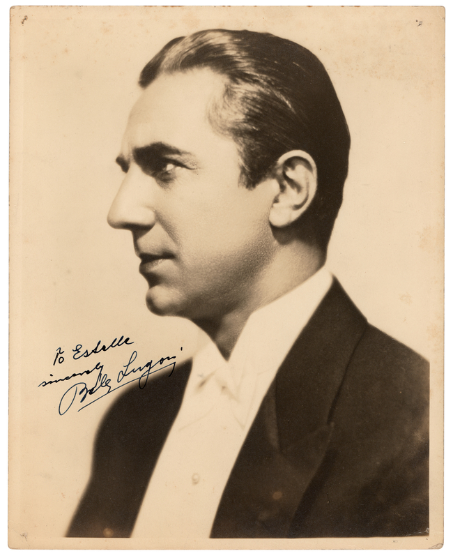 Lot 541 Bela Lugosi Signed Photograph