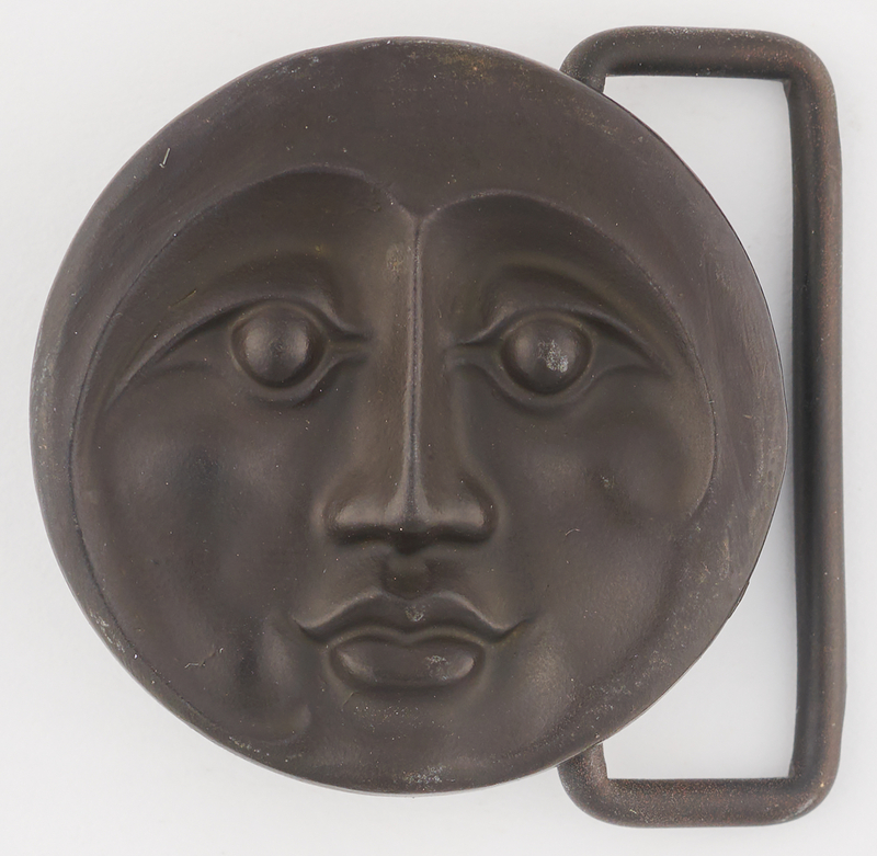 Lot 442 Grateful Dead: Owsley Stanley Bronze 'Moon Face' Belt Buckle