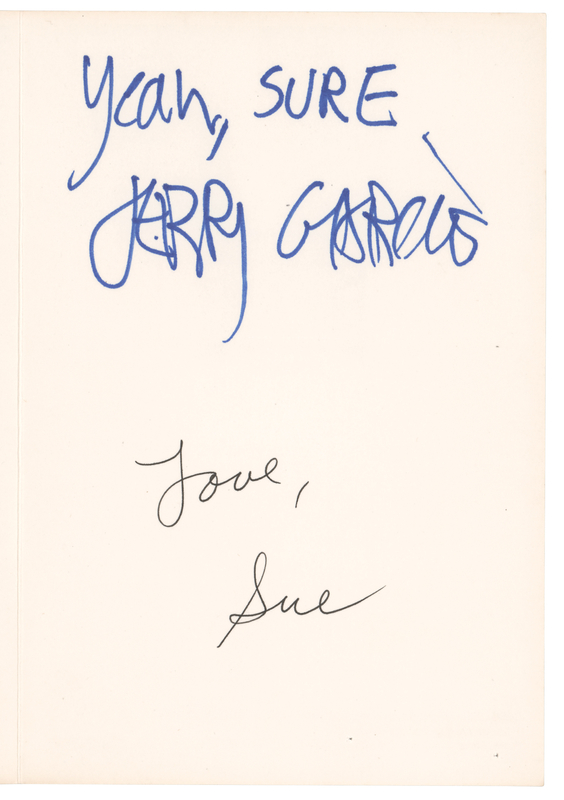 Lot 432 Grateful Dead: Jerry Garcia Signed Greeting Card