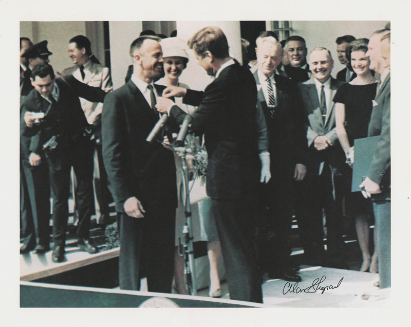 Lot 195 Alan Shepard Signed Photograph