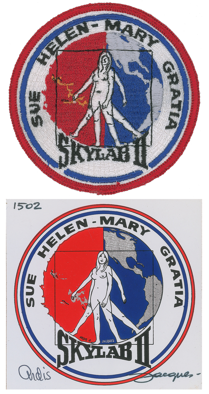 Lot 197 Skylab 3 ‘Wives’ Insignia Patch and Decal