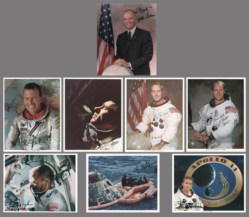 Lot 188 Astronauts (8) Signed Photographs