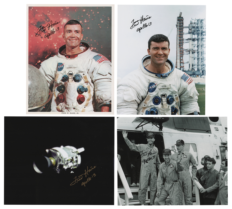 Lot 192 Fred Haise (4) Signed Photographs