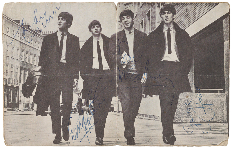 Lot 370 Beatles Signed Northern Area Fan Club Convention Program (Liverpool, December 7, 1963)