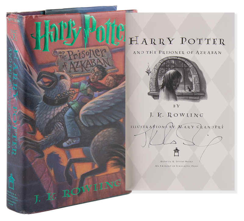Lot 317 J. K. Rowling Signed Book - Harry Potter and the Prisoner of Azkaban