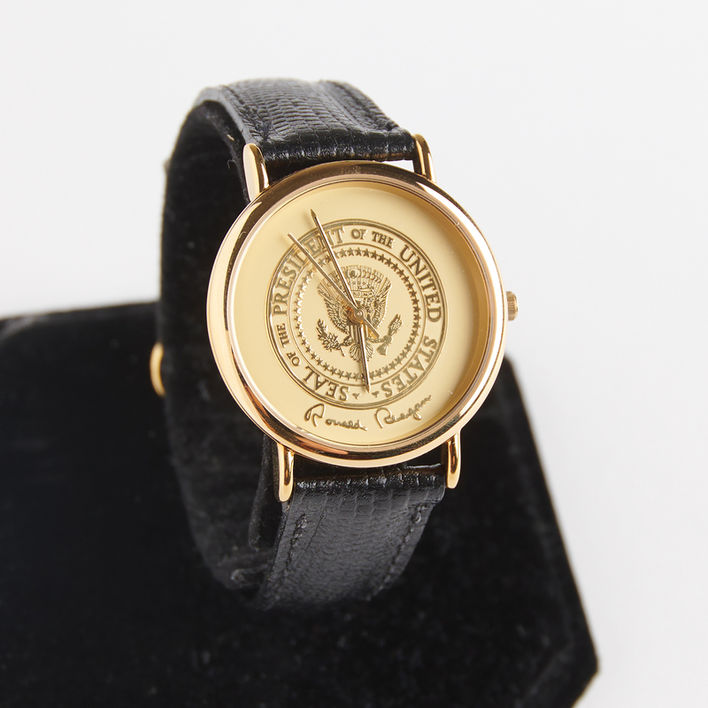 Lot 17 Ronald Reagan Limited Edition Wristwatch, Recalled Gift to 1980 Campaign Donors