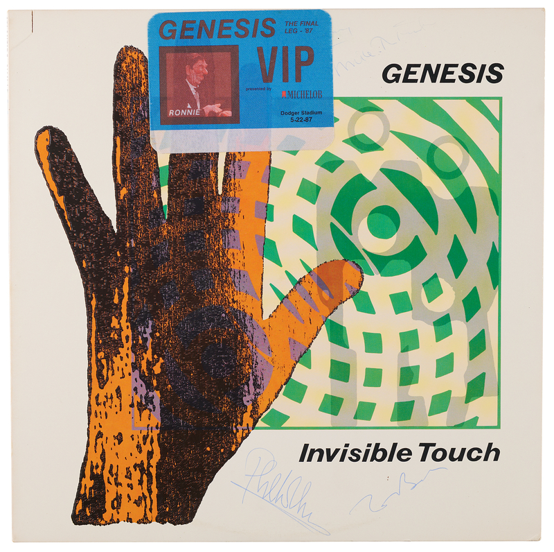 Lot 427 Genesis Signed Album - Invisible Touch