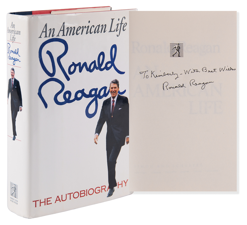 Lot 48 Ronald Reagan Signed Book - An American Life: The Autobiography