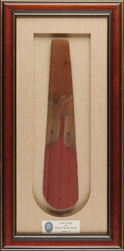 Lot 68 George Washington: Mount Vernon Shingle