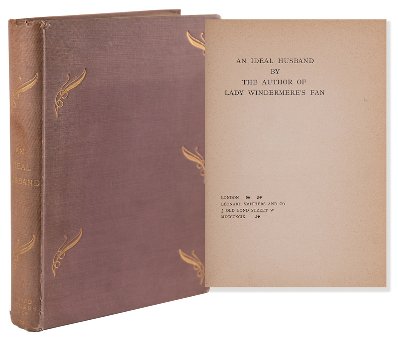 Lot 332 Oscar Wilde: An Ideal Husband (First Edition)