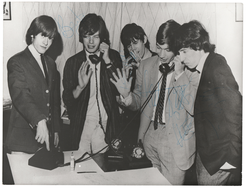 Lot 388 Rolling Stones Signed Photograph