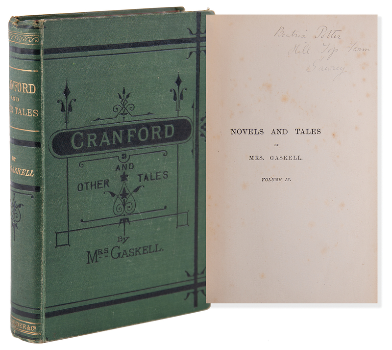 Lot 261 Beatrix Potter Signed Book from Her Personal Library - Cranford and Other Tales by Elizabeth Gaskell