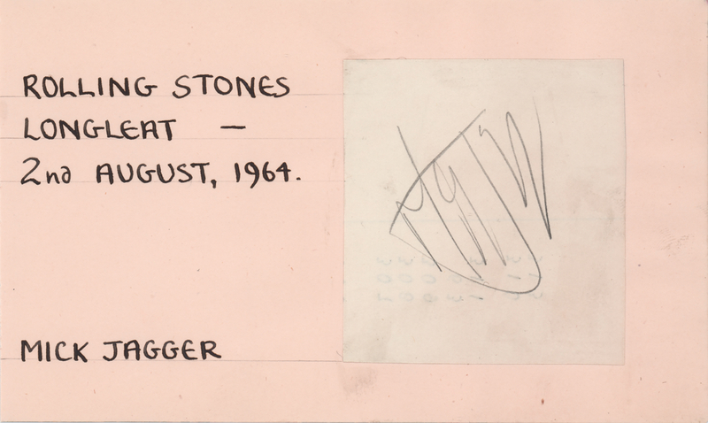 Lot 479 Rolling Stones: Mick Jagger Signature