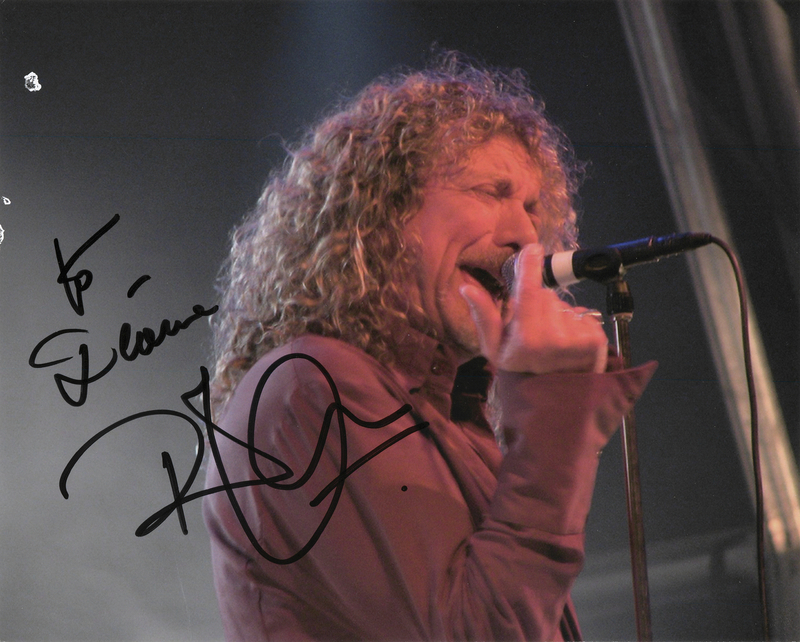 Lot 456 Led Zeppelin: Robert Plant Signed Photograph