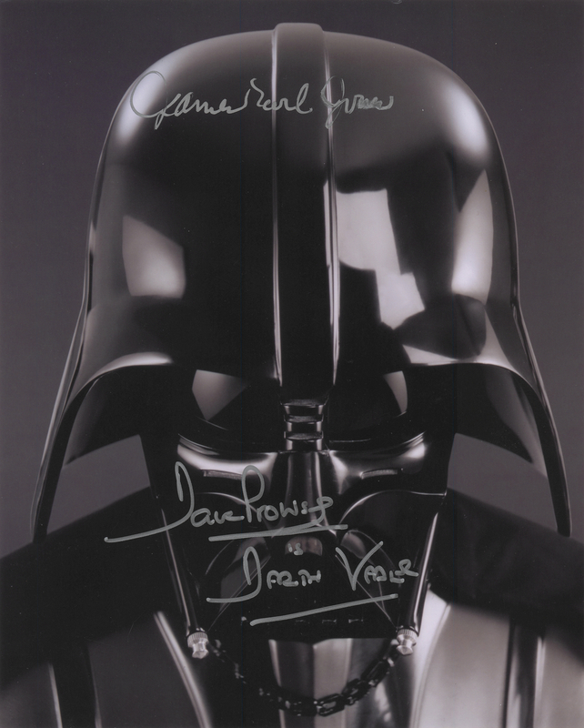 Lot 558 Star Wars: James Earl Jones and Dave Prowse Signed Photograph