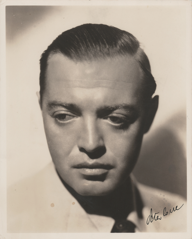 Lot 540 Peter Lorre Signed Photograph