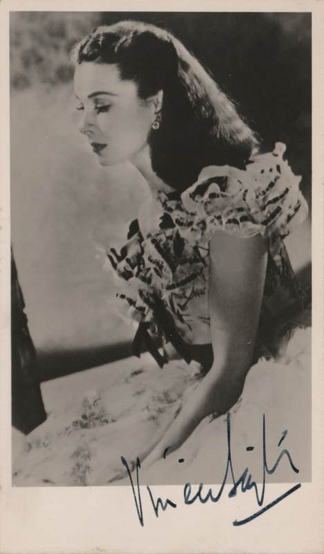 Lot 538 Vivien Leigh Signed Photograph as Scarlett O'Hara