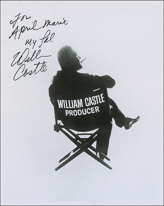 Lot 523 William Castle Signed Photograph