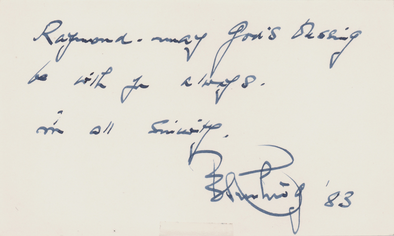 Lot 556 Star Wars: Peter Cushing Signature