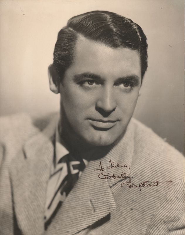Lot 530 Cary Grant Signed Oversized Photograph