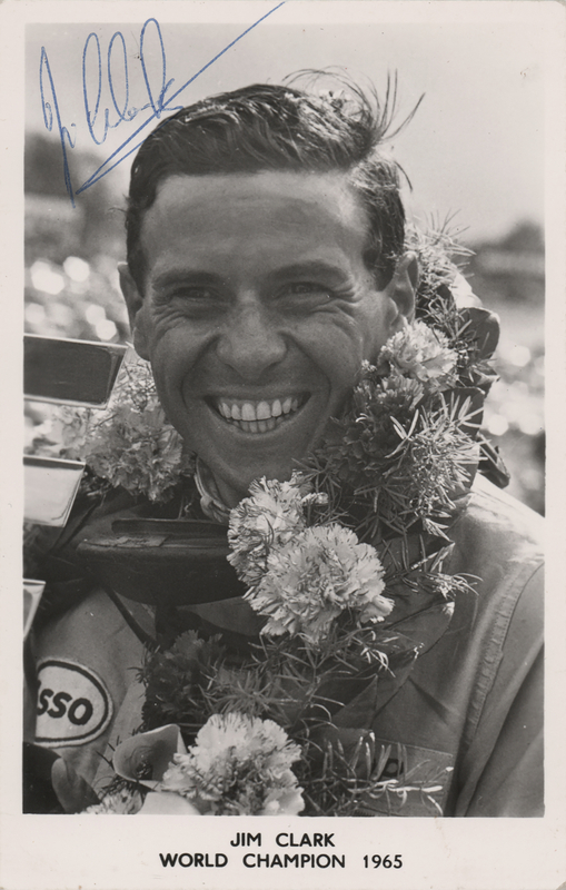 Lot 571 Jim Clark Signed Photograph