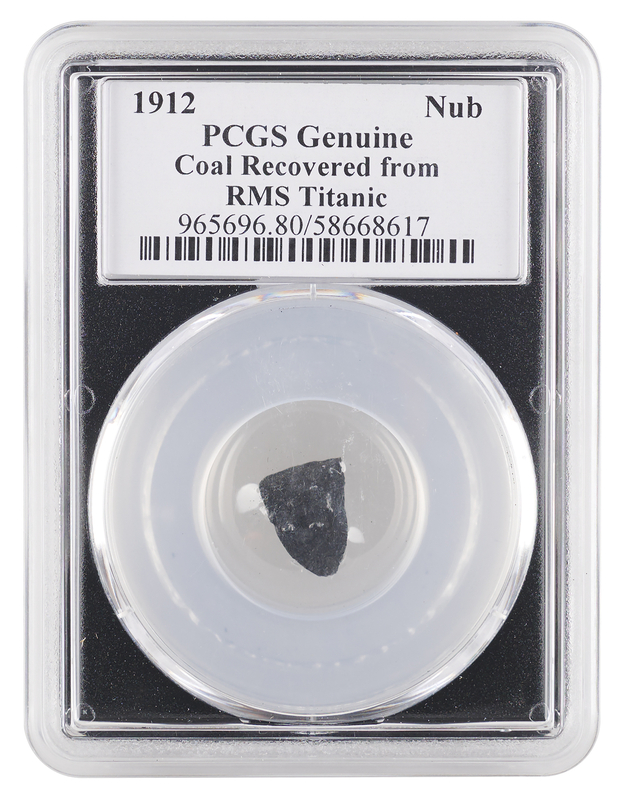 Lot 154 Titanic: Coal Piece Recovered from Wreck Site