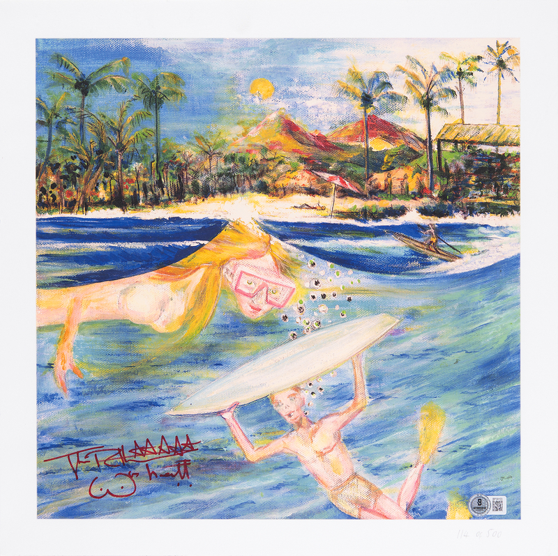 Lot 501 Sex Pistols: Johnny Rotten Signed Lithograph (Ltd. Ed. #114/500)
