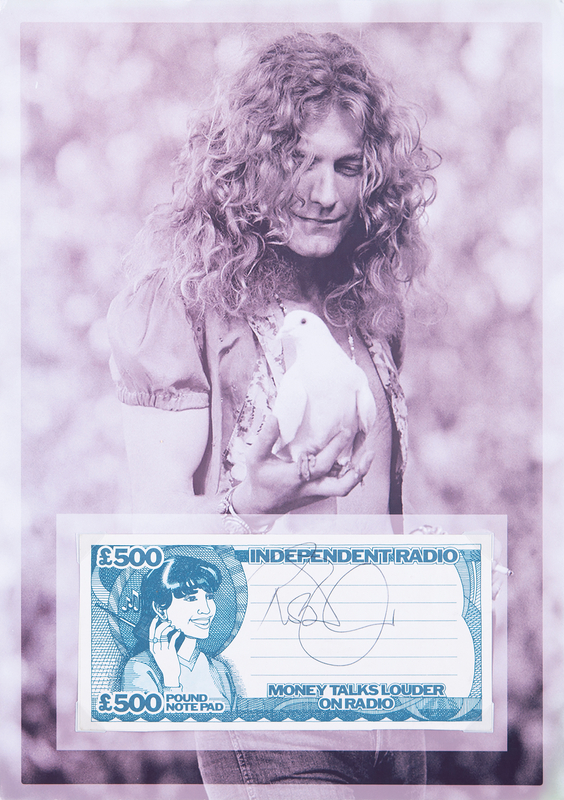 Lot 458 Led Zeppelin: Robert Plant Signature