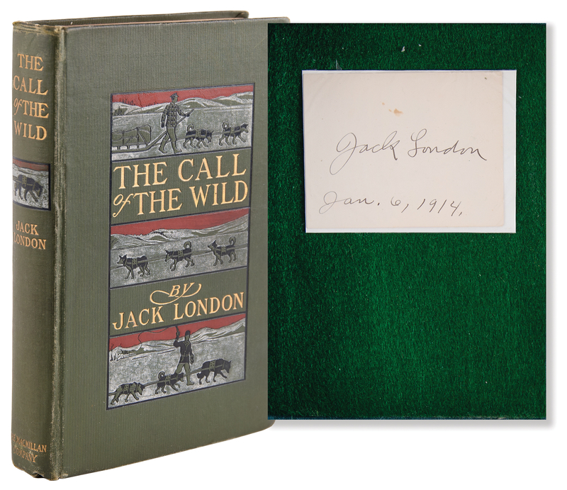 Lot 257 Jack London Signature and First Edition Book - The Call of the Wild