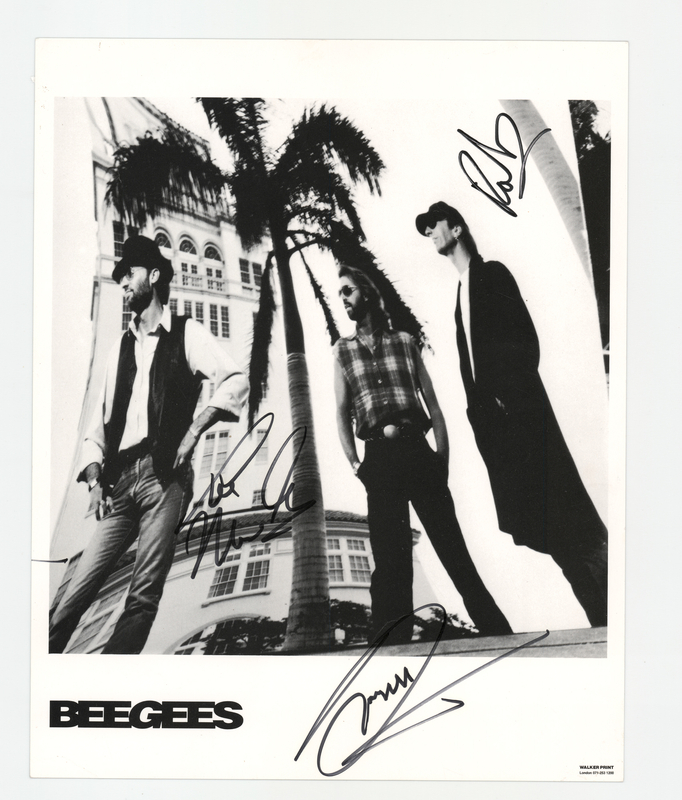 Lot 503 Bee Gees Signed Photograph