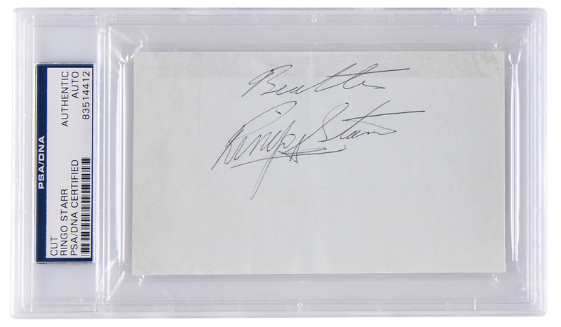 Lot 408 Beatles: Ringo Starr Signature